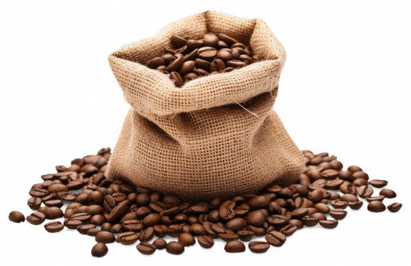 Bag of coffee beans